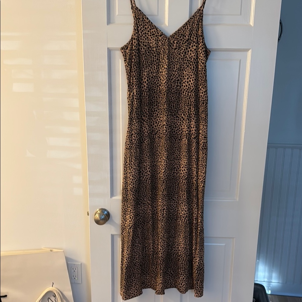 Jenni Kayne Leopard Print Maxi Dress